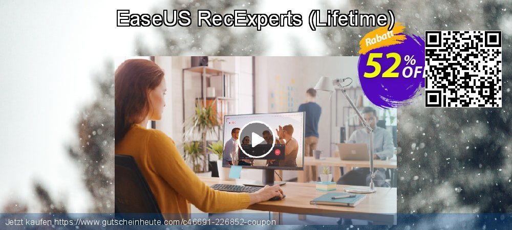 EaseUS RecExperts - Lifetime  wundervoll Nachlass Bildschirmfoto