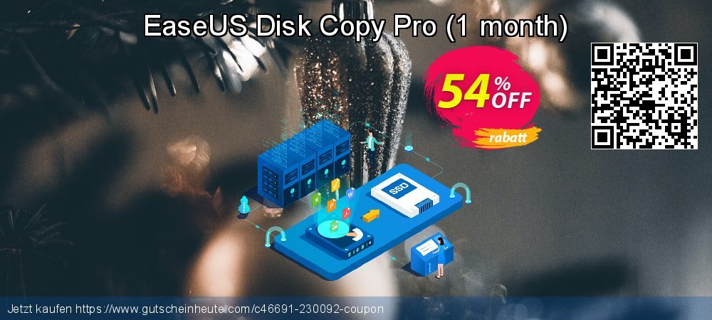 EaseUS Disk Copy Pro - 1 month  ausschließenden Ermäßigungen Bildschirmfoto