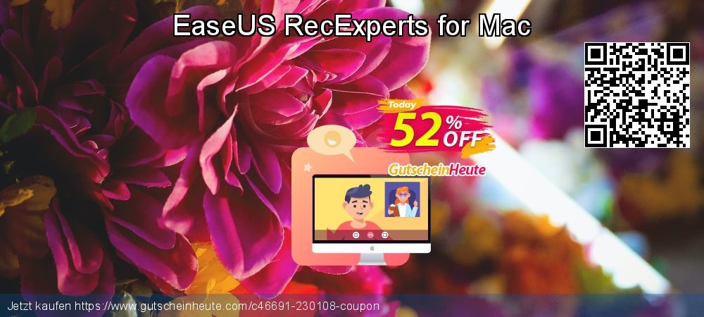 EaseUS RecExperts for Mac toll Rabatt Bildschirmfoto