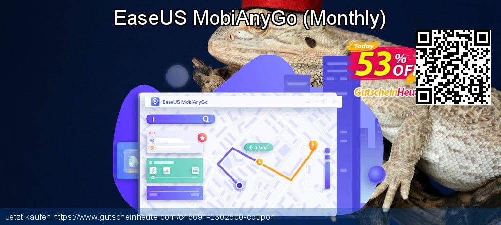 EaseUS MobiAnyGo - Monthly  aufregende Nachlass Bildschirmfoto