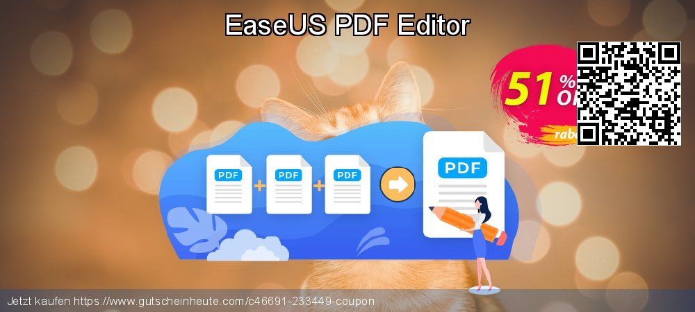 EaseUS PDF Editor großartig Diskont Bildschirmfoto