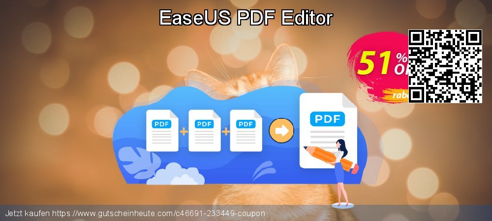 EaseUS PDF Editor super Verkaufsförderung Bildschirmfoto