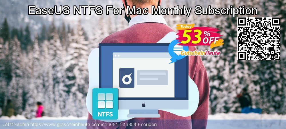 EaseUS NTFS For Mac Monthly Subscription erstaunlich Rabatt Bildschirmfoto