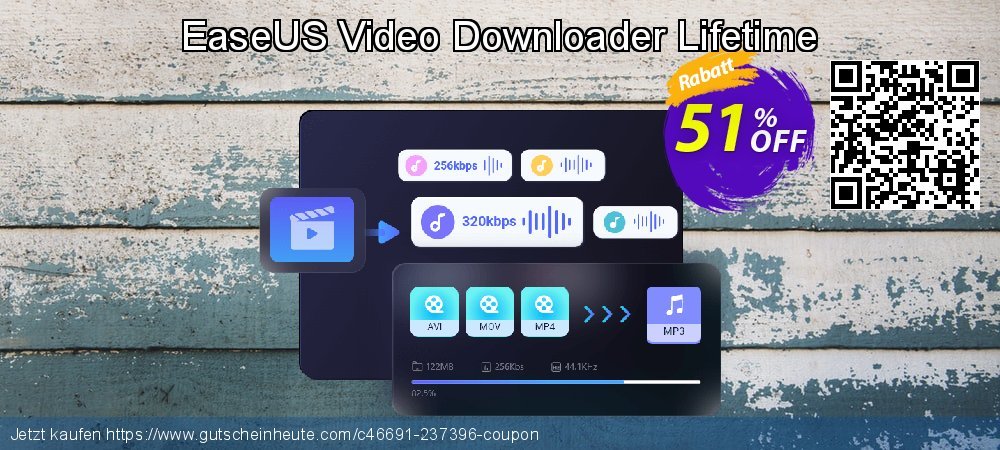 EaseUS Video Downloader Lifetime faszinierende Preisreduzierung Bildschirmfoto