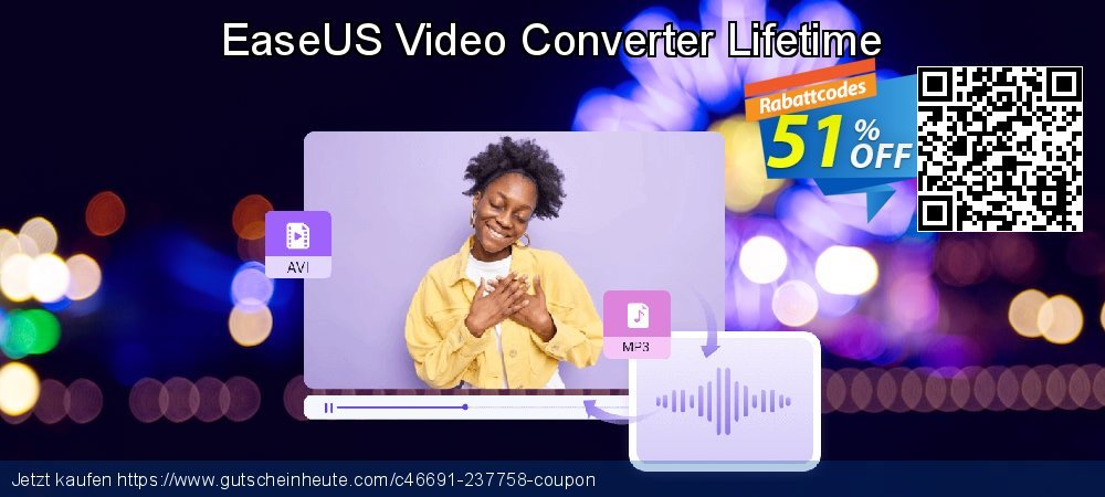 EaseUS Video Converter Lifetime super Rabatt Bildschirmfoto