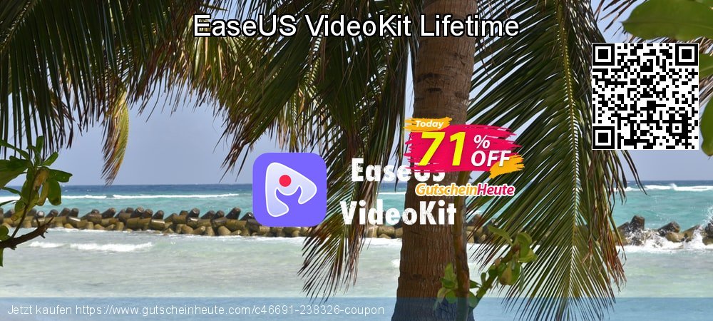 EaseUS VideoKit Lifetime faszinierende Ermäßigung Bildschirmfoto