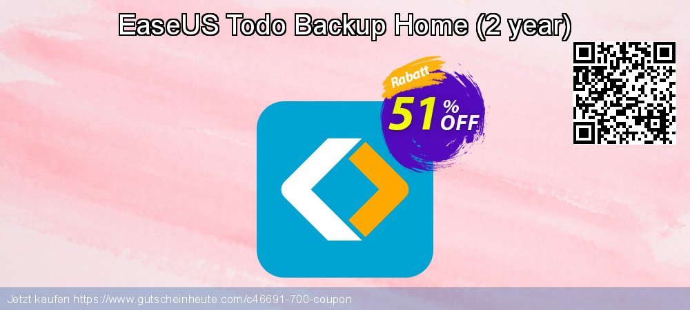 EaseUS Todo Backup Home - 2 year  unglaublich Beförderung Bildschirmfoto