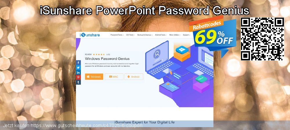 iSunshare PowerPoint Password Genius spitze Disagio Bildschirmfoto