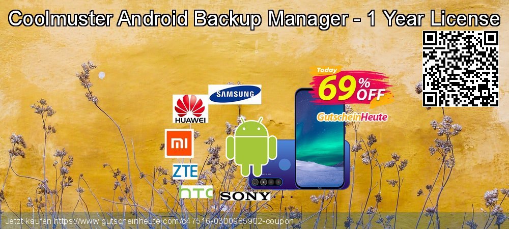 Coolmuster Android Backup Manager - 1 Year License genial Verkaufsförderung Bildschirmfoto