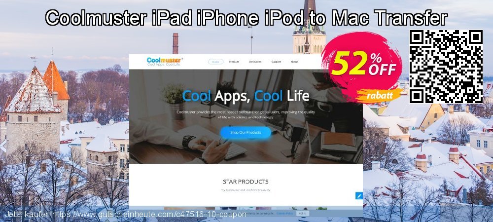 Coolmuster iPad iPhone iPod to Mac Transfer besten Förderung Bildschirmfoto