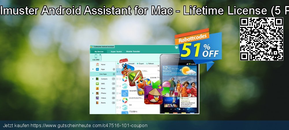 Coolmuster Android Assistant for Mac - Lifetime License - 5 PCs  geniale Preisnachlässe Bildschirmfoto