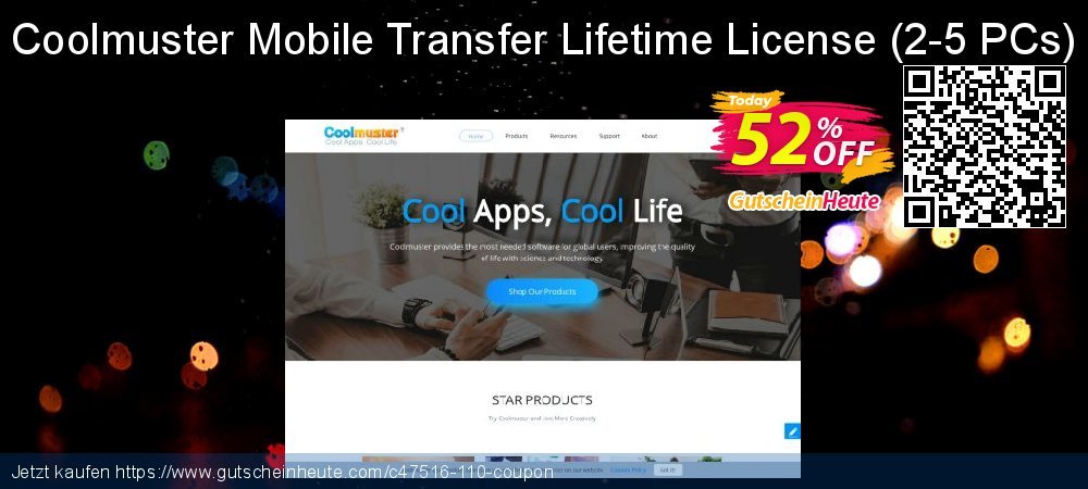 Coolmuster Mobile Transfer Lifetime License - 2-5 PCs  besten Außendienst-Promotions Bildschirmfoto