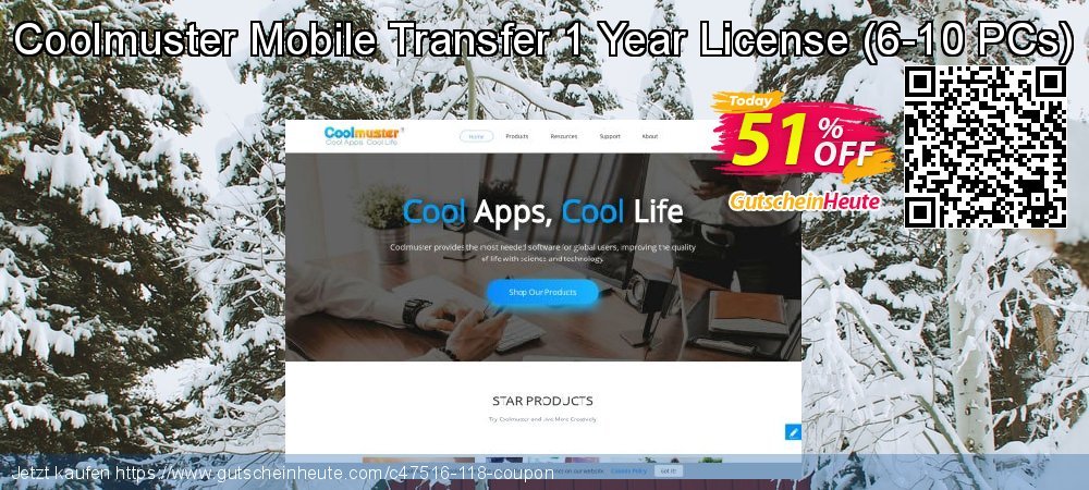 Coolmuster Mobile Transfer 1 Year License - 6-10 PCs  super Preisnachlässe Bildschirmfoto