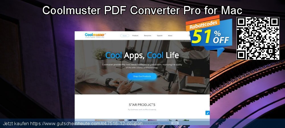 Coolmuster PDF Converter Pro for Mac erstaunlich Sale Aktionen Bildschirmfoto