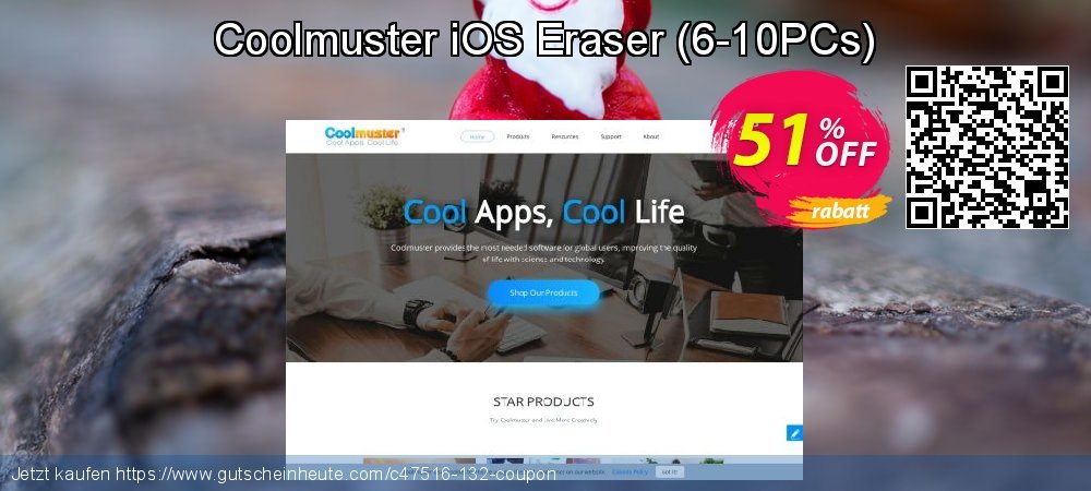 Coolmuster iOS Eraser - 6-10PCs  geniale Sale Aktionen Bildschirmfoto