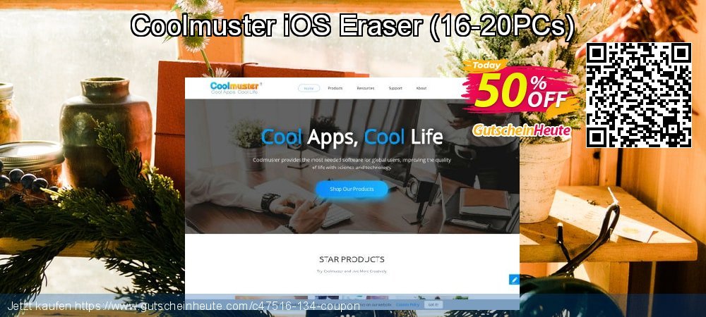 Coolmuster iOS Eraser - 16-20PCs  genial Ermäßigungen Bildschirmfoto