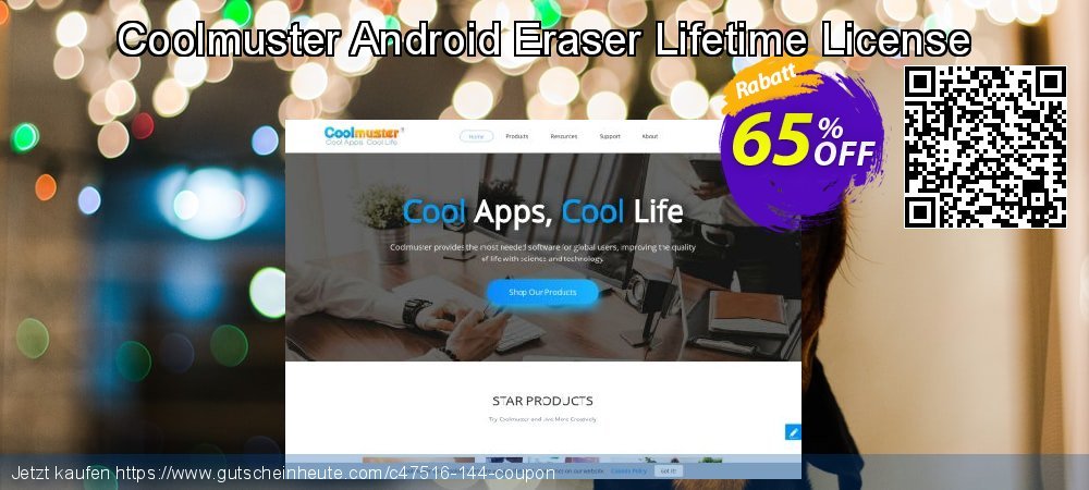 Coolmuster Android Eraser Lifetime License unglaublich Außendienst-Promotions Bildschirmfoto