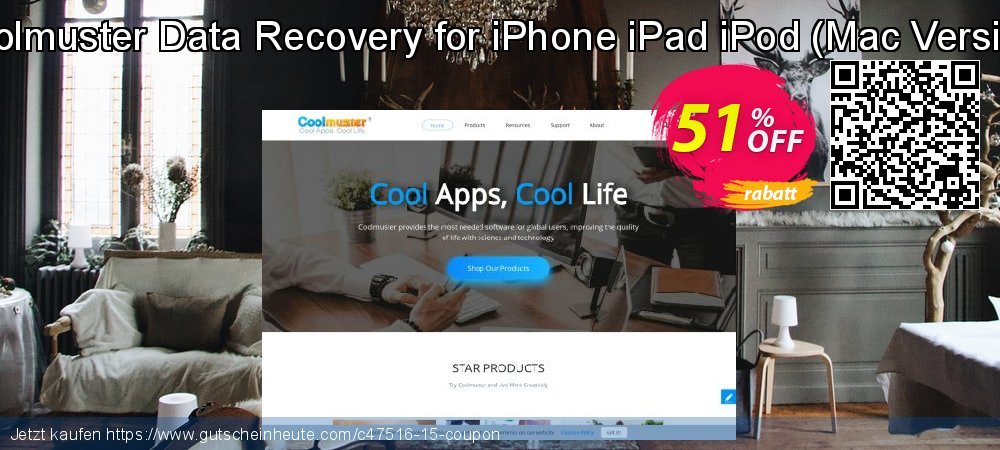 Coolmuster Data Recovery for iPhone iPad iPod - Mac Version  großartig Preisnachlässe Bildschirmfoto