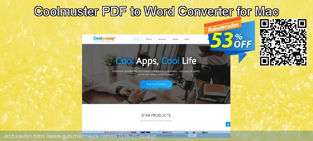 Coolmuster PDF to Word Converter for Mac wundervoll Disagio Bildschirmfoto