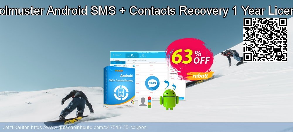 Coolmuster Android SMS + Contacts Recovery 1 Year License toll Preisreduzierung Bildschirmfoto