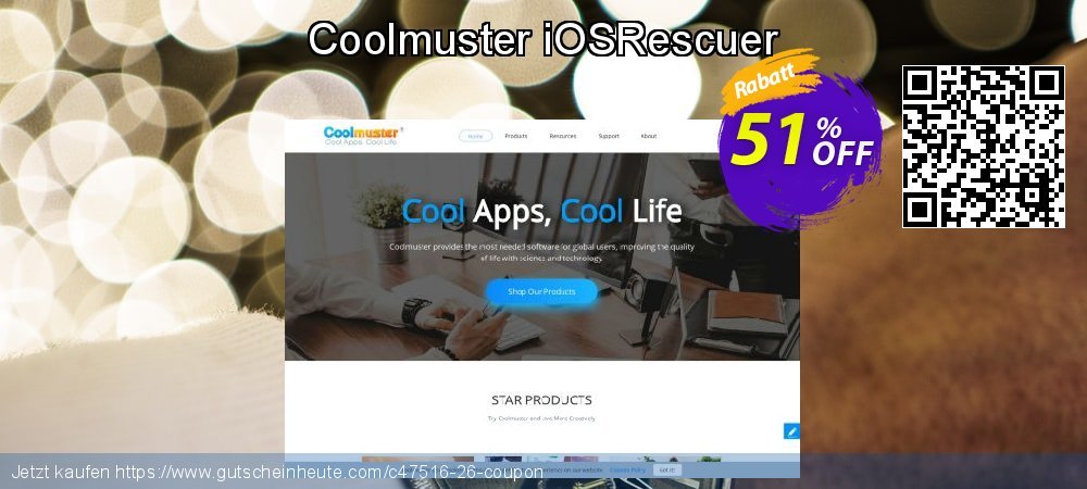 Coolmuster iOSRescuer Exzellent Preisnachlass Bildschirmfoto