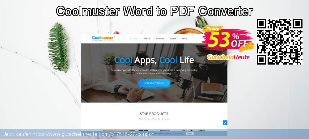 Coolmuster Word to PDF Converter beeindruckend Förderung Bildschirmfoto