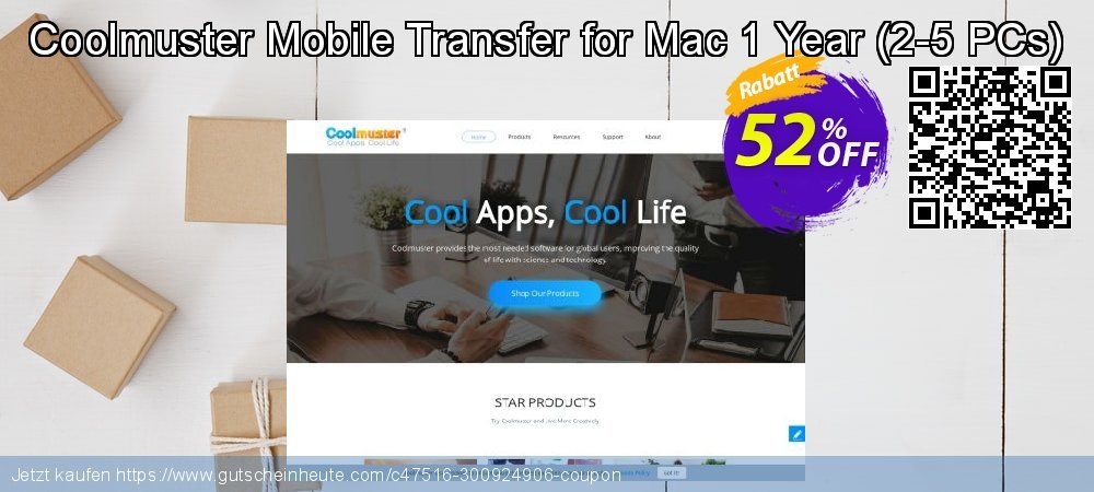 Coolmuster Mobile Transfer for Mac 1 Year - 2-5 PCs  umwerfenden Förderung Bildschirmfoto