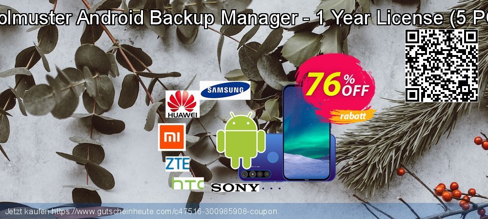 Coolmuster Android Backup Manager - 1 Year License - 5 PCs  toll Angebote Bildschirmfoto