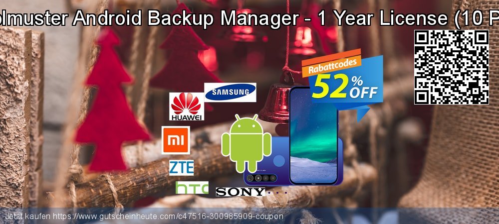 Coolmuster Android Backup Manager - 1 Year License - 10 PCs  Exzellent Promotionsangebot Bildschirmfoto