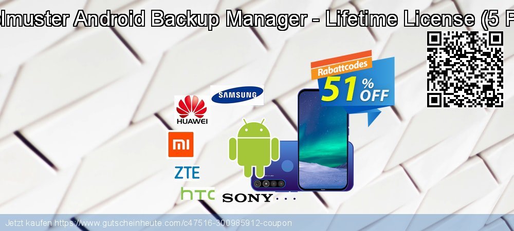 Coolmuster Android Backup Manager - Lifetime License - 5 PCs  aufregenden Ermäßigung Bildschirmfoto