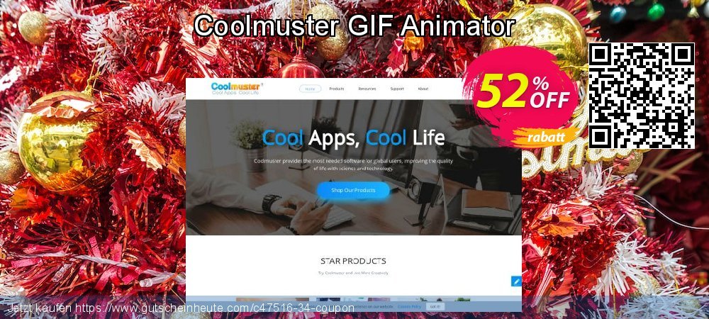 Coolmuster GIF Animator genial Promotionsangebot Bildschirmfoto