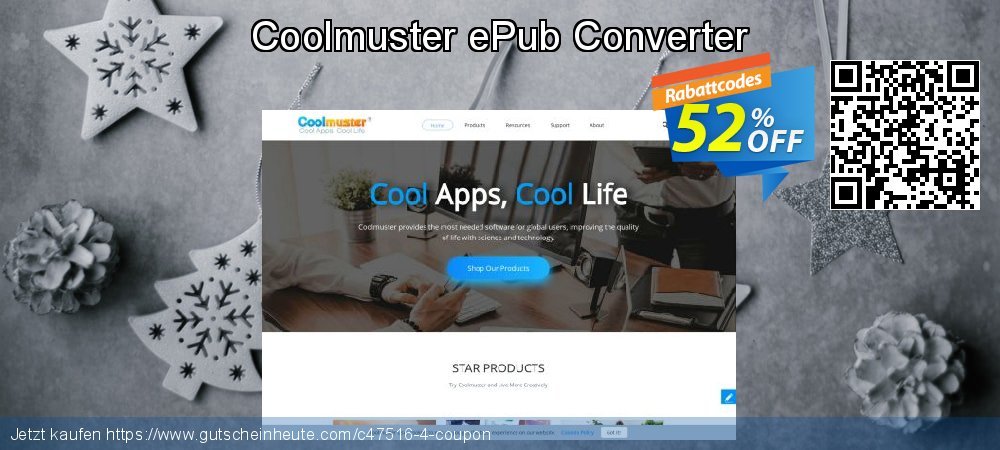 Coolmuster ePub Converter fantastisch Angebote Bildschirmfoto
