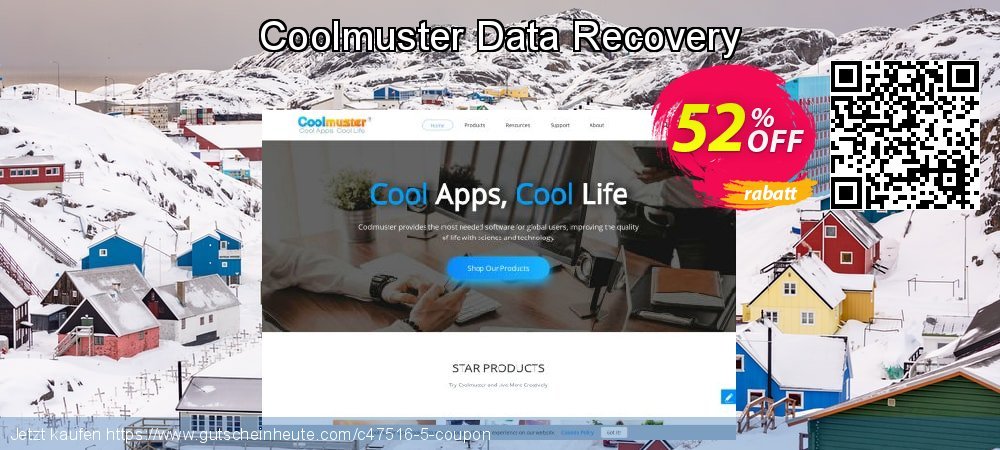 Coolmuster Data Recovery großartig Promotionsangebot Bildschirmfoto