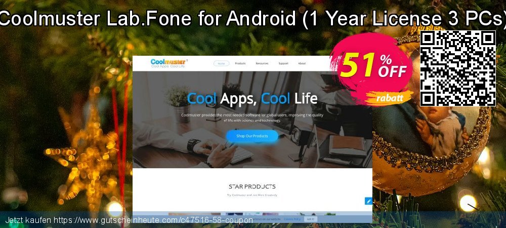 Coolmuster Lab.Fone for Android - 1 Year License 3 PCs  beeindruckend Außendienst-Promotions Bildschirmfoto