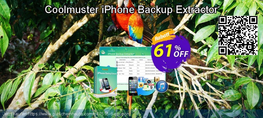 Coolmuster iPhone Backup Extractor wunderbar Nachlass Bildschirmfoto