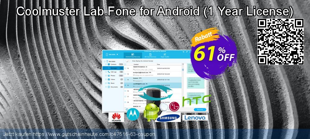 Coolmuster Lab.Fone for Android - 1 Year License  geniale Sale Aktionen Bildschirmfoto