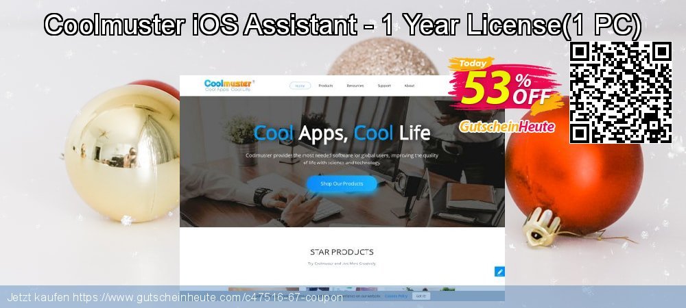 Coolmuster iOS Assistant - 1 Year License - 1 PC  klasse Angebote Bildschirmfoto