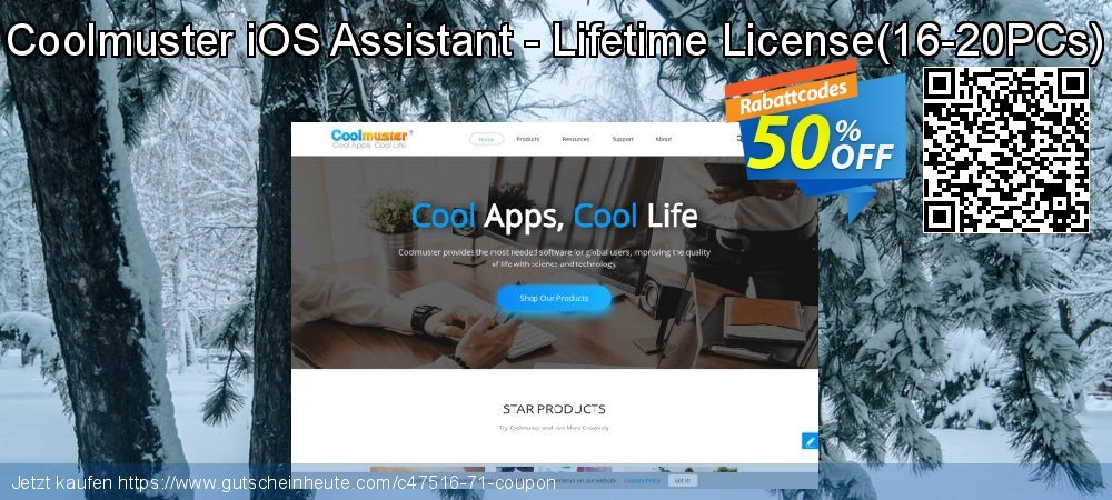 Coolmuster iOS Assistant - Lifetime License - 16-20PCs  ausschließenden Ermäßigung Bildschirmfoto