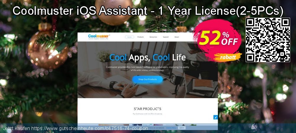 Coolmuster iOS Assistant - 1 Year License - 2-5PCs  erstaunlich Ausverkauf Bildschirmfoto
