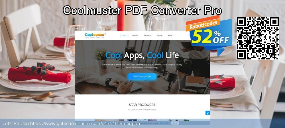 Coolmuster PDF Converter Pro super Ermäßigung Bildschirmfoto