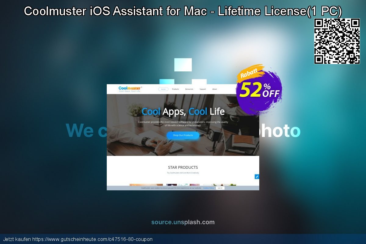 Coolmuster iOS Assistant for Mac - Lifetime License - 1 PC  super Sale Aktionen Bildschirmfoto