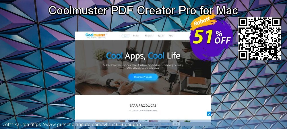 Coolmuster PDF Creator Pro for Mac wunderschön Disagio Bildschirmfoto