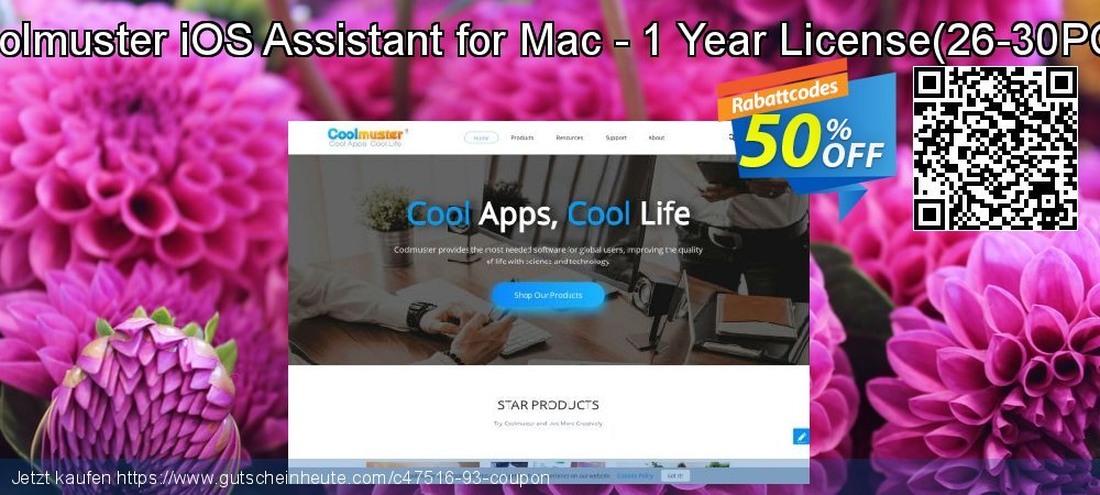 Coolmuster iOS Assistant for Mac - 1 Year License - 26-30PCs  umwerfenden Preisreduzierung Bildschirmfoto