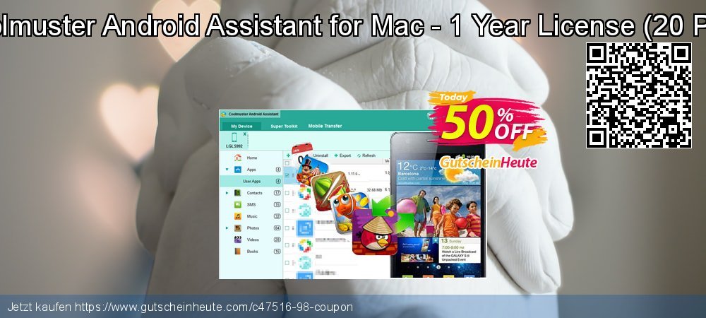 Coolmuster Android Assistant for Mac - 1 Year License - 20 PCs  klasse Rabatt Bildschirmfoto