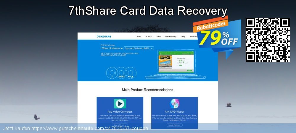 7thShare Card Data Recovery umwerfende Ermäßigungen Bildschirmfoto