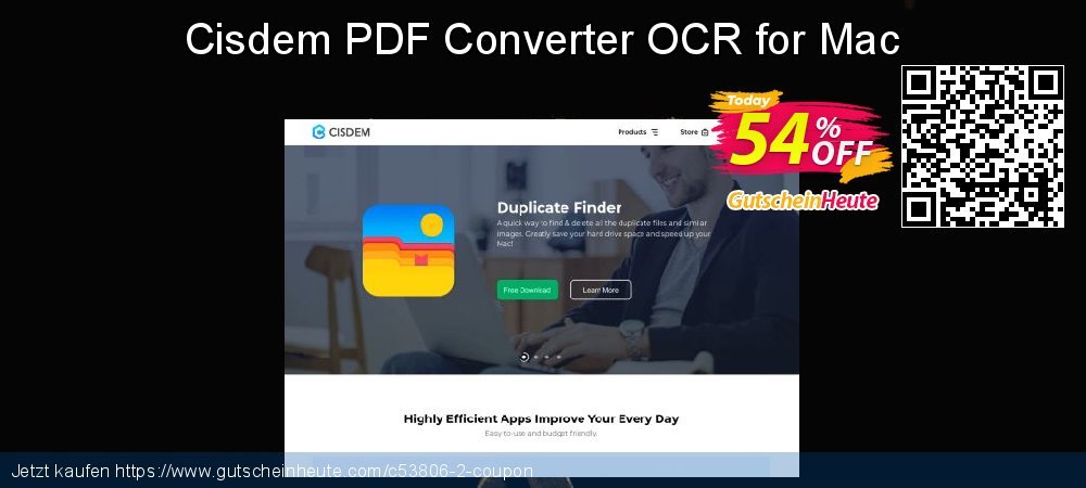 Cisdem PDF Converter OCR for Mac unglaublich Ermäßigungen Bildschirmfoto