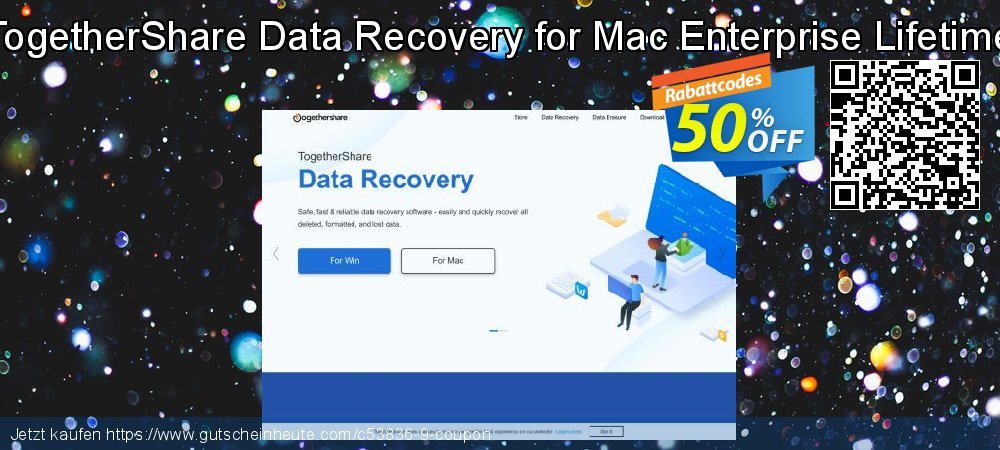 TogetherShare Data Recovery for Mac Enterprise Lifetime besten Preisnachlässe Bildschirmfoto