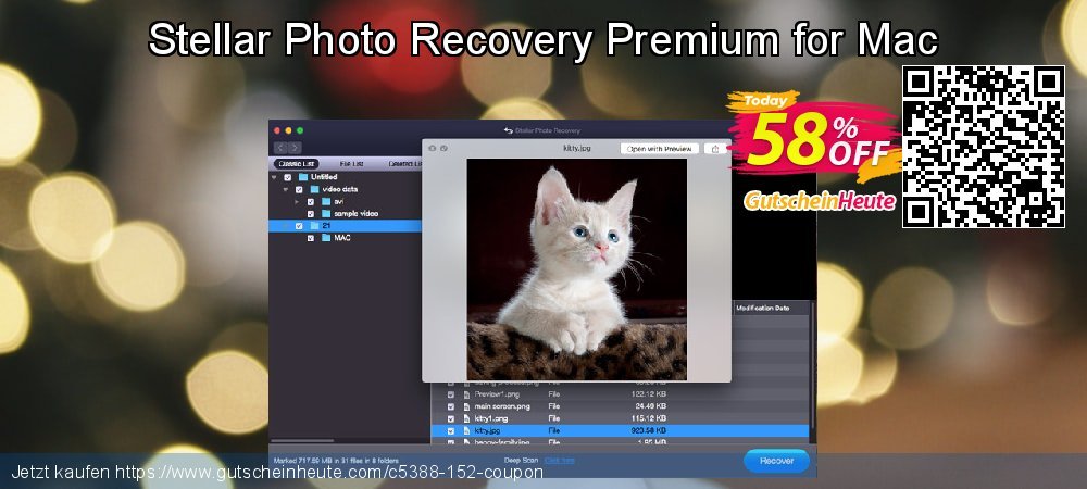 Stellar Photo Recovery Premium for Mac aufregenden Disagio Bildschirmfoto