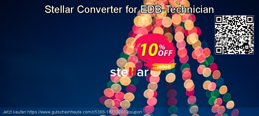 Stellar Converter for EDB-Technician großartig Beförderung Bildschirmfoto