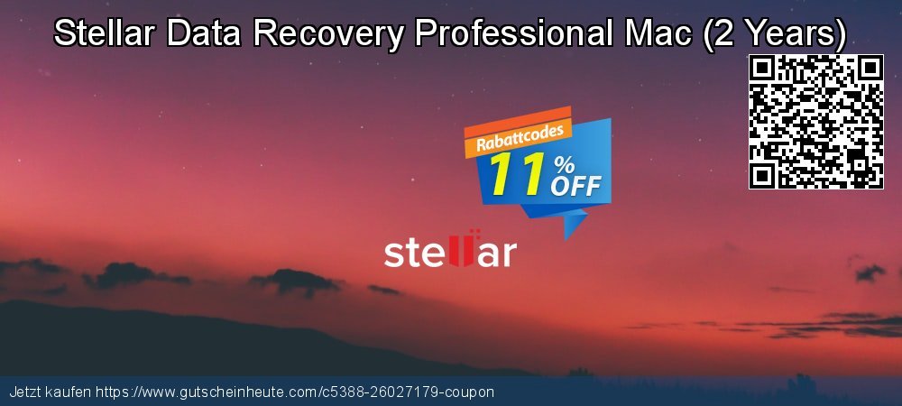 Stellar Data Recovery Professional Mac - 2 Years  ausschließlich Beförderung Bildschirmfoto